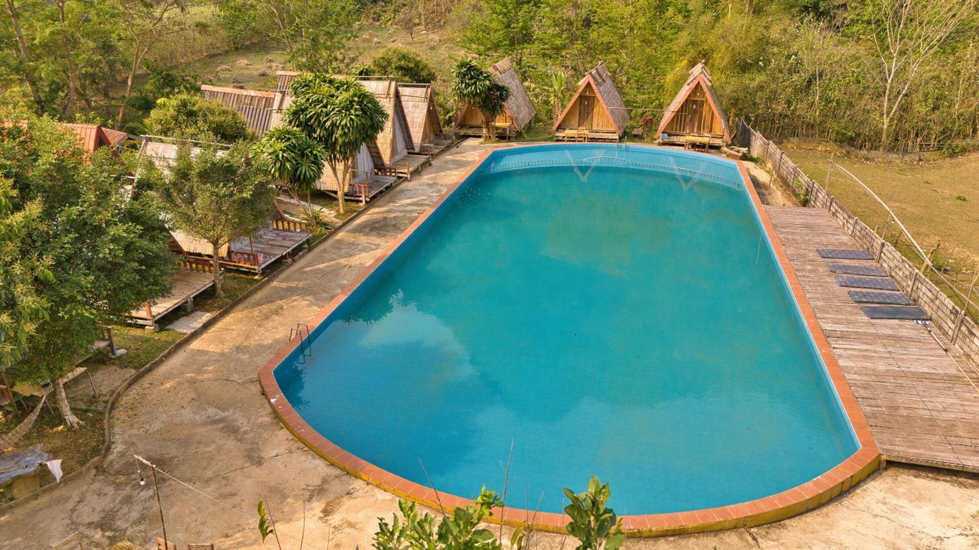 Campingsite Swimming Pool Ban Nongkham Dış mekan fotoğraf